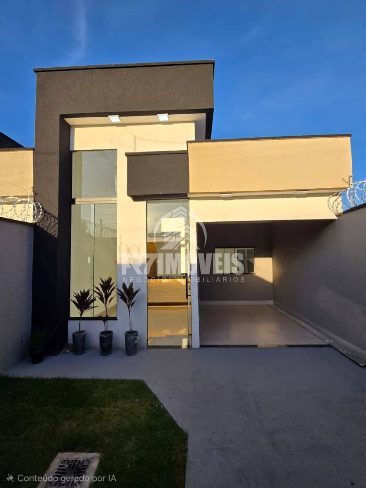 CASA NOVA COM PAISAGISMO NO SETOR CURITIBA 3 - GOIÂNIA/GO - QUARTOS GRANDES
